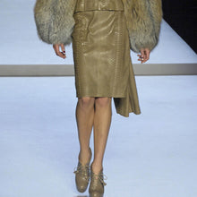 Load image into Gallery viewer, CHRISTIAN DIOR Lambskin Pencil Skirt