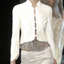 Load image into Gallery viewer, GIORGIO ARMANI SS2005 Cheongsam ivory blouse