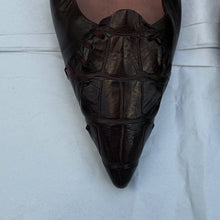 Load image into Gallery viewer, ALAÏA Crocodile Heels