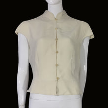 Load image into Gallery viewer, GIORGIO ARMANI SS2005 Cheongsam ivory blouse