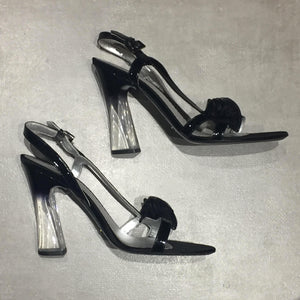 GIORGIO ARMANI lucite heels