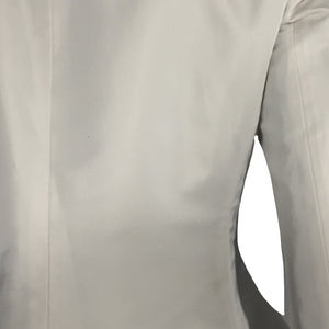 GIORGIO ARMANI White/Cream tailored jacket with black collar