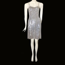 Load image into Gallery viewer, EMPORIO ARMANI Silk silver dress