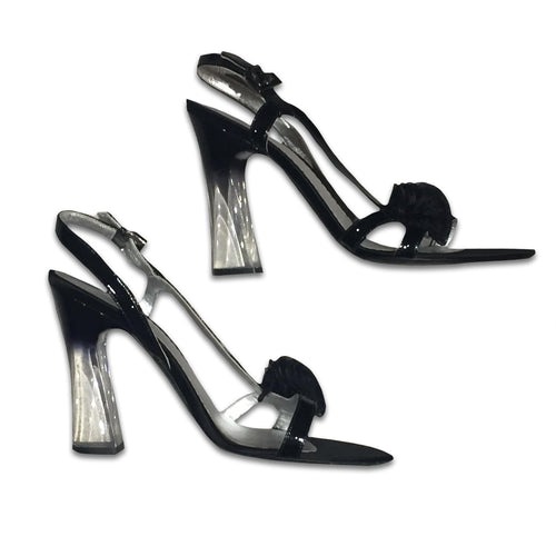 GIORGIO ARMANI lucite heels