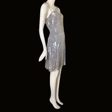 Load image into Gallery viewer, EMPORIO ARMANI Silk silver dress