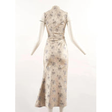 Load image into Gallery viewer, PRADA SS 1997 Silk Cheongsam brocade evening dress