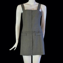 Load image into Gallery viewer, ALBERTA FERRETTI 90s grey square neck dress