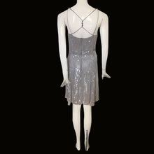 Load image into Gallery viewer, EMPORIO ARMANI Silk silver dress