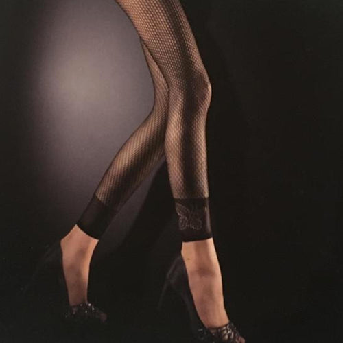 GIORGIO ARMANI Black Fishnet Tights