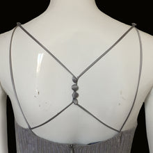 Load image into Gallery viewer, EMPORIO ARMANI Silk silver dress