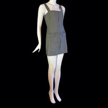 Load image into Gallery viewer, ALBERTA FERRETTI 90s grey square neck dress