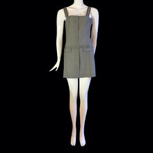 Load image into Gallery viewer, ALBERTA FERRETTI 90s grey square neck dress